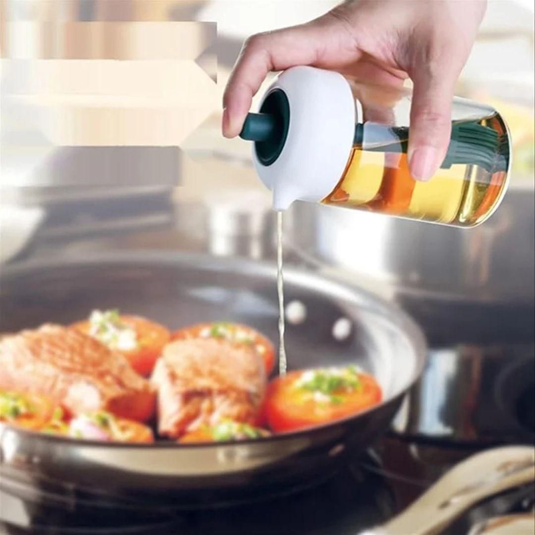 2-in-1 Splash-Free Oil Dispenser (250 ml)