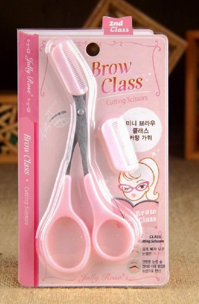 Eyebrow Trimming Scissors with Comb