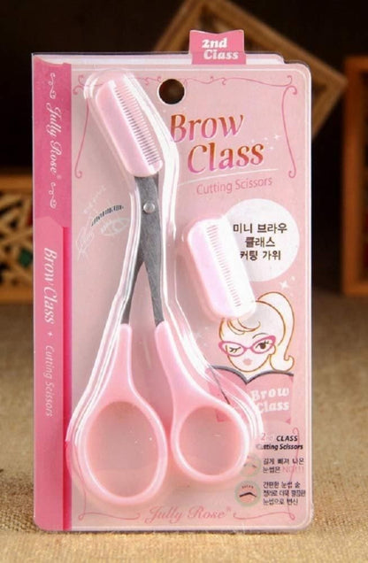 Eyebrow Trimming Scissors with Comb
